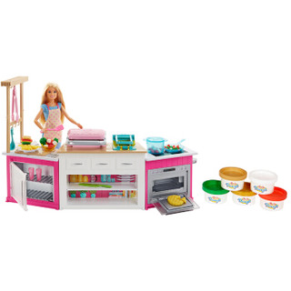 有券的上：Barbie 芭比 FRH73 芭比娃娃之梦幻厨房