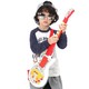 领299-100券，费雪(Fisher-Price)儿童电吉他玩具 婴幼儿音乐启蒙玩具宝宝早教弹奏乐器礼物红色GMFP008 +凑单品