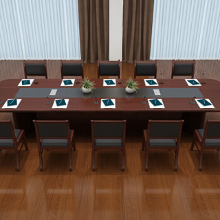 好事达易美定制会议桌 简约现代大型会议室长条桌 3.2米 GD010