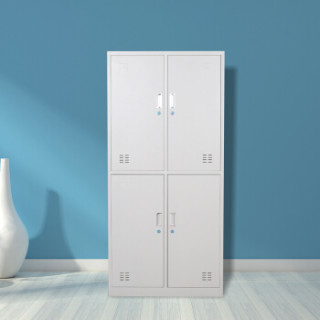 初嘉cj更衣柜铁皮柜储物柜员工宿舍衣柜存包柜四门更衣柜