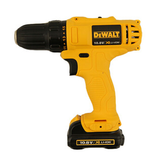 得伟（DEWALT）10.8V 经济型锂电充电式电钻起子 2x1.3Ah电池套装 电钻工具箱 DCD700CK2