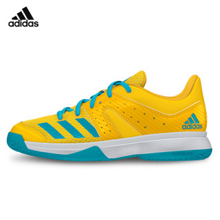 阿迪达斯adidas WUCHT P8 儿童运动休闲鞋 网羽球鞋 男女羽毛球鞋 黄色 BY1820  黄色 33码