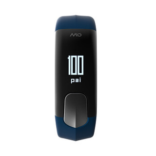 迈欧（MIO）SLICE运动防水睡眠手环男来电提醒户外智能心率检测手表蓝色短码
