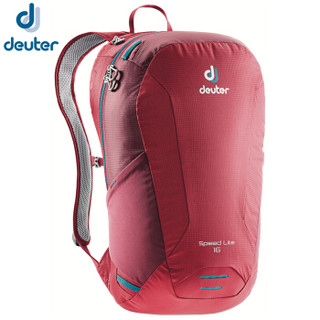 多特 (Deuter) 户外骑行越野包通勤包双肩徒步包Speed lite 16L 3410118/5528 红色