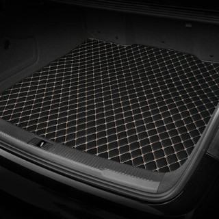 五福金牛 平面皮革汽车后备箱垫/尾垫 适用于大众朗逸08-17款 菱丰系列 炫酷黑