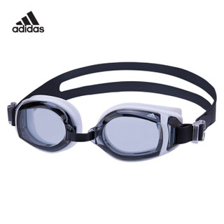 阿迪达斯（adidas）泳镜 男女通用防雾游泳镜 防水大框可调节游泳眼镜 AY2915 白色