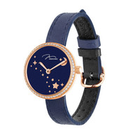 唯路时（JONAS&VERUS）手表女士石英手表繁星系列  皮带 蓝色