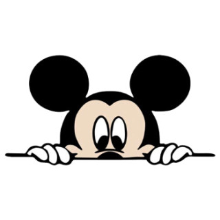 萱胜特防水防晒车贴男米奇车贴盖划痕车贴后视镜车贴尺寸147cm单个装