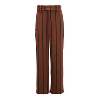 设计师品牌 XIMONLEE 棕榈条纹兜袋设计宽松阔腿裤 S