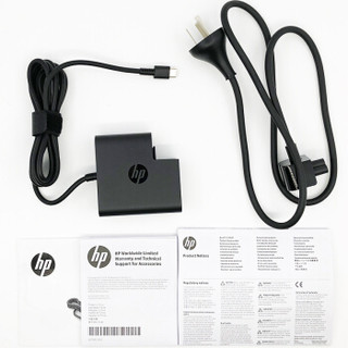 惠普(HP)65W笔记本电源适配器 usb-c旅行适配器 便携适配器Type-c接口充电器