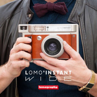 乐魔 Lomo'Instant Wide 宽幅拍立得相机 可换镜头 棕色皮革限量版