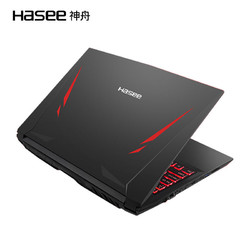  Hasee 神舟 战神 TX8-CU5DK 16.1英寸游戏本（i5-10400、16GB、256GB+1TB、RTX2060、144Hz）