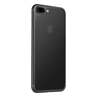 倍思(Baseus)苹果7/8plus手机壳iphone7/8Plus手机套磨砂保护套超轻薄裸机手感保护壳全包男女款5.5英寸 实黑