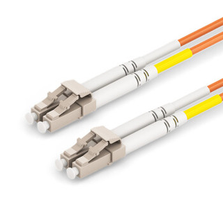 海乐（Haile）电信级光纤跳线网线 双芯多模（LC-LC，50/125) HJ-2LC-LC-MD5 收发器尾纤 5米