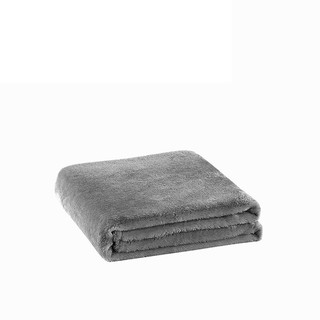 YANXUAN 网易严选 纯棉素色小毛毯 象灰色 吸湿发热款 180*200cm