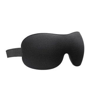 松研（Breazwell）眼罩 遮光眼罩透气护眼罩3D立体女男士睡觉用学生午休睡眠个性 黑色