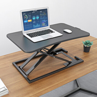 商品佰泽站立式办公电脑桌气动升降电脑台工作台台式机笔记本自桌营