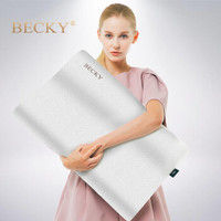 BECKY枕头 记忆枕 颈椎枕头修复颈椎专用护颈枕 重感释压芯材 白色 M (60*40*11/9CM) 常规尺寸