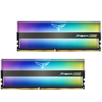 Team 十铨 幻镜系列 DDR4 4000MHz RGB 台式机内存 灯条 黑色 16GB 8GB*2 TF10D416G4000HC18JDC01