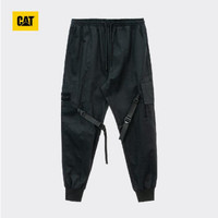 CAT 卡特 CJ1WPPD2081 男士宽松螺纹束口不对称贴袋工装裤