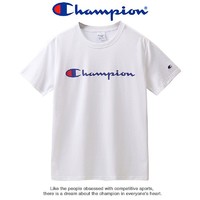 Champion 冠军夏季男士情侣款短袖运动T恤潮圆领（114.9元/件） *2件