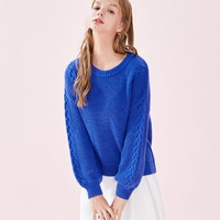 Semir 森马 19-019070449 女士圆领毛衣