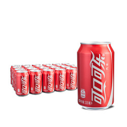 可口可乐 Coca-Cola 汽水 碳酸饮料 330ml*6*4罐 