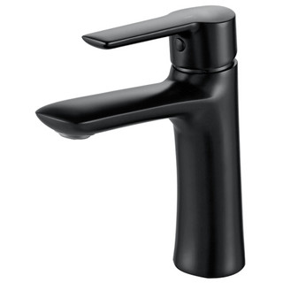 科固（KEGOO）K01028 单孔面盆龙头 卫浴台盆洗脸洗手盆冷热水龙头 黑色 *2件