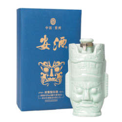 贵州安酒52度脸谱浓香型白酒安顺特产500ml2件