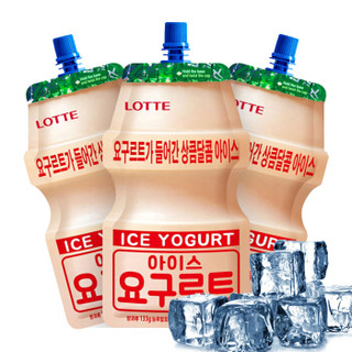 乐天 乳酸菌冰淇淋 雪糕 棒冰 133g*3袋 *4件