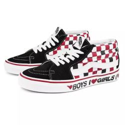 VANS 范斯 SK8-Mid 情人节系列 男女板鞋