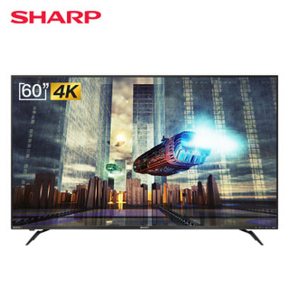 夏普（SHARP）60X6PLUS 60英寸4K高清日本原装面板语音智能液晶平板电视机