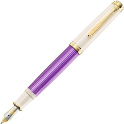Pelikan 百利金 Souverän M600 14K钢笔 F尖 紫白条特别款
