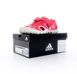 adidas 阿迪达斯 BC0702 儿童休闲运动鞋 粉色 28