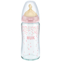 NUK 玻璃奶瓶宽口径奶瓶 240ml