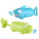  星卡比 儿童洗澡玩具 抽拉喷水 鳄鱼鲨鱼　