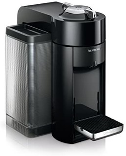 Nespresso by De'Longhi ENV135BAE Coffee and Espresso Machine Bundle with Aeroccino Milk Frother by De'Longhi, Black