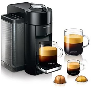 Nespresso by De'Longhi ENV135BAE Coffee and Espresso Machine Bundle with Aeroccino Milk Frother by De'Longhi, Black