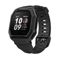 AMAZFIT 跃我 A1908 智能手表 43mm 黑色 硅胶表带（ECG、GPS）