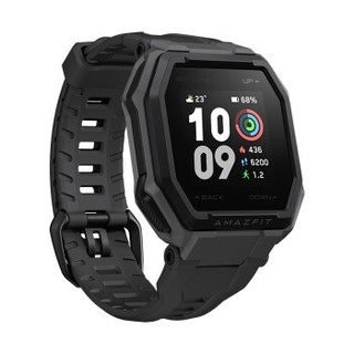 AMAZFIT 跃我 A1908 智能手表 43mm 黑色 硅胶表带（ECG、GPS）