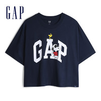 Gap 盖璞 Gap x Snoopy史努比系列 女款棉质舒适宽松短袖T恤