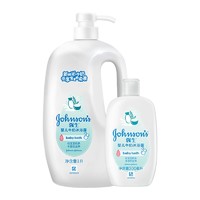 Johnson & Johnson 强生 婴儿多肽牛奶系列 婴儿牛奶沐浴露 1L+300ml