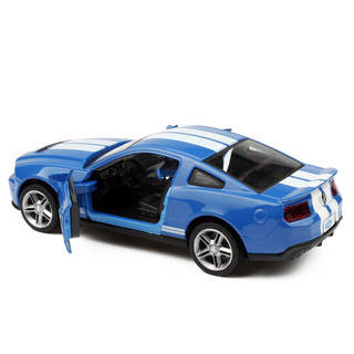 美致1：32福特野马跑车合金汽车模型声光车模金属回力儿童玩具车