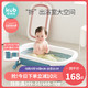 kub 可优比 婴儿折叠浴盆+浴垫 洛克蓝
