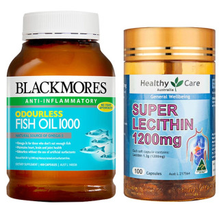 Blackmores 澳佳宝无腥味鱼油 Healthy Care大豆卵磷脂400g 瓶 报价价格评测怎么样 什么值得买