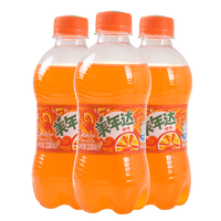 MIRINARA 美年达 百事可乐 美年达 Mirinda 橙味 碳酸饮料 300ml*12瓶 (新老包装随机发货)