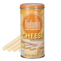 印度尼西亚进口 瑞丹多（Redondo）威化卷心酥(奶酪味)注心饼干125g *16件