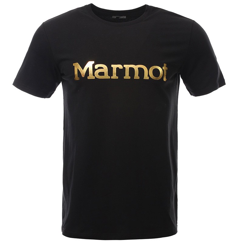Marmot 土拨鼠 男士运动T恤 H42762-001 曜石黑 XS
