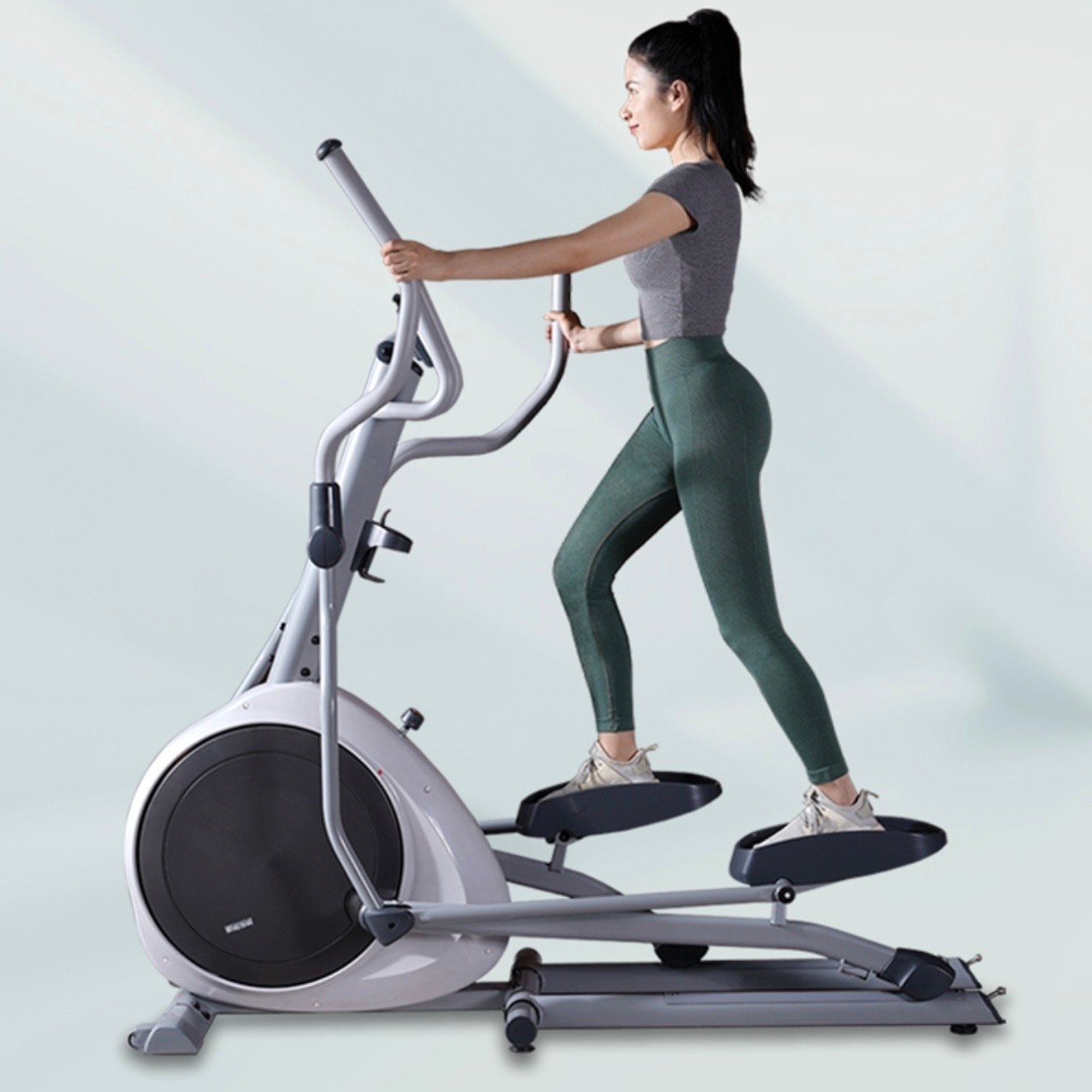 京东京造 meh3204 智能前置椭圆机 灰色