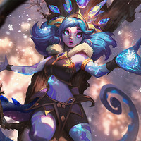 LEAGUE OF LEGENDS英雄联盟 英雄皮肤 冬境仙灵 妮蔻